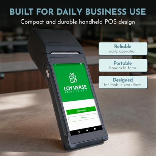 POS STORE Q2i Mobile POS Terminal, Android 11, 58mm Printer, 2GB RAM 16 ROM