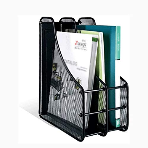 AFPSDLFJDLS File Folder Racks and Magazine Holder, Section Newspaper Holder Magazine File Storage for Office Home Decoration
