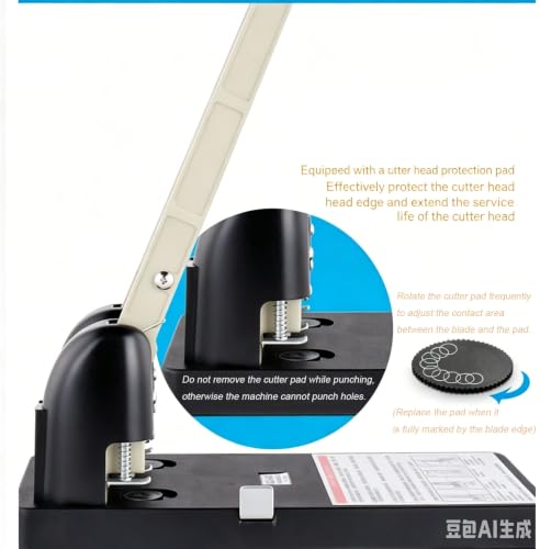 2 Hole Heavy Duty Paper Hole Puncher, 150 Sheet Capacity