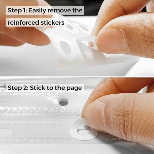 5000Pcs Latest Hole Punch Reinforcement Stickers Paper Hole Reinforcements Hole Reinforcement Stickers