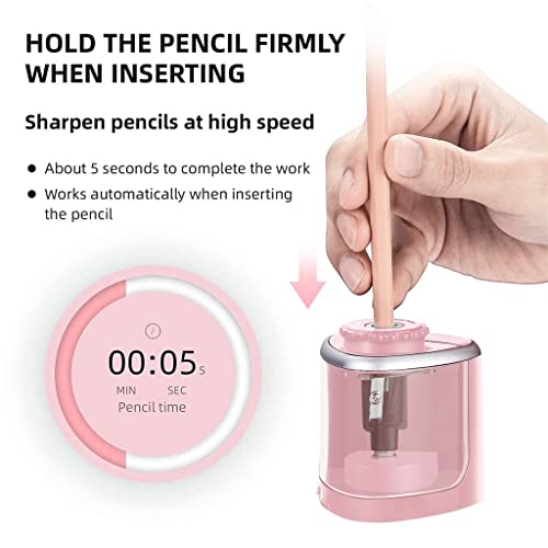 XJPWZER Portable Electric Pencil Sharpeners for Fast Sharpen Suitable Sharpener