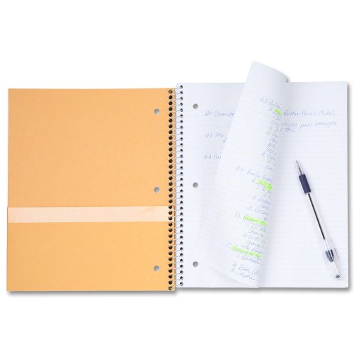 Five Star Spiral Notebook, 1-Subject, 100 College-Ruled Sheets, 11 x 8.5 Inch Sheet Size, Navy (72059)