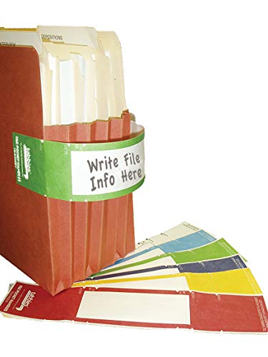 Tabbies 68809 48Ct 9-5/8x2in Tyvek Legal File Pocket Handles, Green