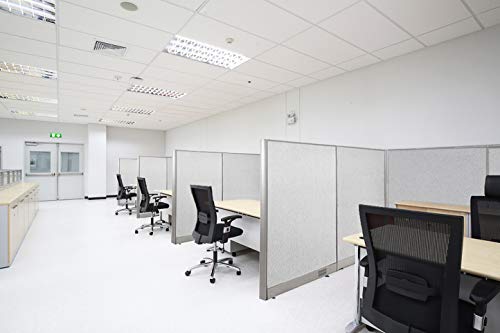 GOF Single Office Partition, Large Fabric Room Divider Panel, Custom Built Workstation 24" W x 48" H