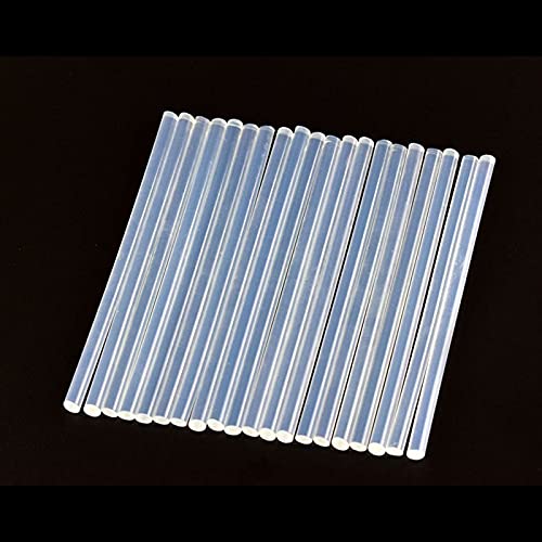 ZTBH Hot Melt Glue Sticks 100 pcs/lot Hot Melt Glue Sticks, Length for Electric Glue Gun High Viscosity Repair Tools Melt Glue Stick (Diameter : Diameter 7mm, Length : 190mm Length)