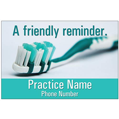 Custom Recall Appointment Reminder Postcards. 4x6, Kraft, 1000 Sheets. Customize Front & Back with Practice Info. Premium 16pt Card Stock, High Gloss UV Coating
