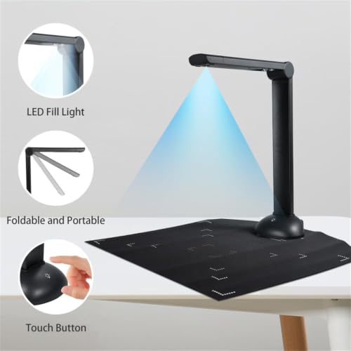 A3 Document Camera Scanner, HD 16 Mega-Pixels