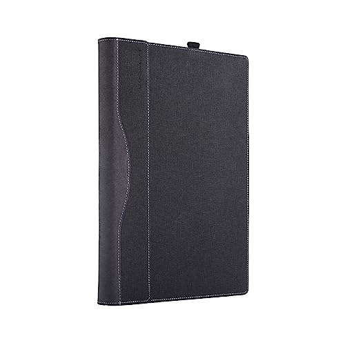 Laptop Cover Case for 17.3 inch Hp Laptop 17s-cu 17-cn cp&Hp Envy 17t / Hp 470 G8 G9 Protective Sleeve Bag PU Leather Case (Black)