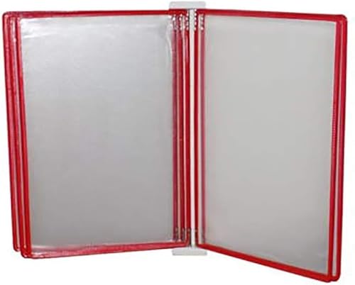 EliteBloom Wall Organiser Board,Catalog Display Rack, Flip File Holder, Wall-Mounted Magnetic Display 35.5 * 24.5 * 4.5CM,