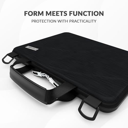 UZBL 13-14 Inch Always-on Chromebook Protective Hard Case with Adjustable Shoulder Strap and Carrying Handles (20 Pack)