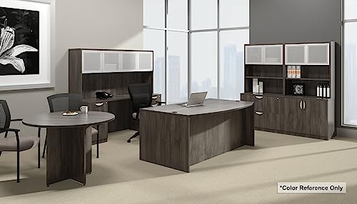 GOF 42" Round Table in Artisan Grey for Team Meetings, Study Rooms & Break Rooms