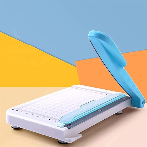 KouRy Paper Trimmer, Guillotine Paper Cutter, 10 Sheet Capacity (Blue)