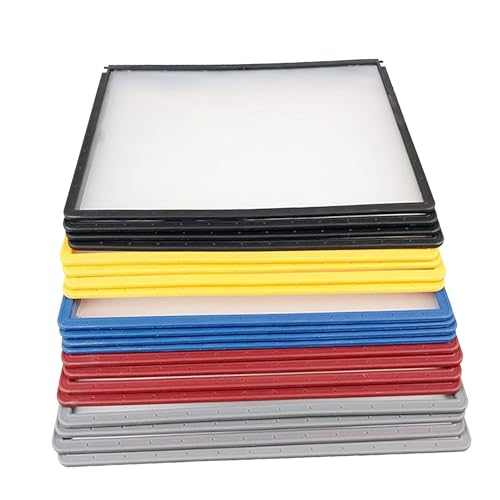 Magnetic Flip-Page Folders, 20 Double-Sided Color Display Pockets
