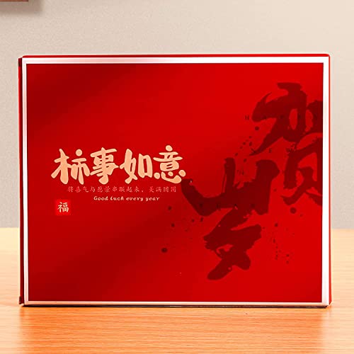 OLOTU Calendar Creative Calendar, Standing Flip Desktop Calendar with Wooden Base, Pen Holder Set, Phone Holder, Desk Calendar 2023 Portable