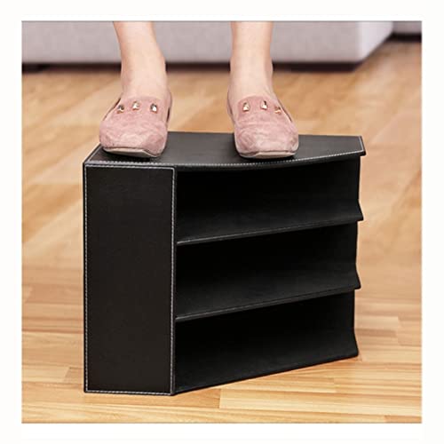Yuidaaavzz Catalog Racks Office Organizer 3 Layers Folder File Classification Bookshelf File Storage Rack for School Office Black