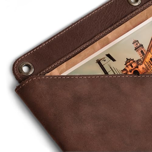Leather At Home Wall File Organizer, Leather Wall Organizer for Office, Hanging Wall File Holder/Mail Organizer, Stylish Leather Folder for Wall, Office Wall Mounted File Organizer, Wall Hanging File