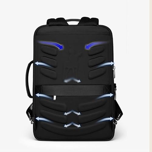 Expandable Suitcase Backpack Waterproof Business Weekend Luggage Bag