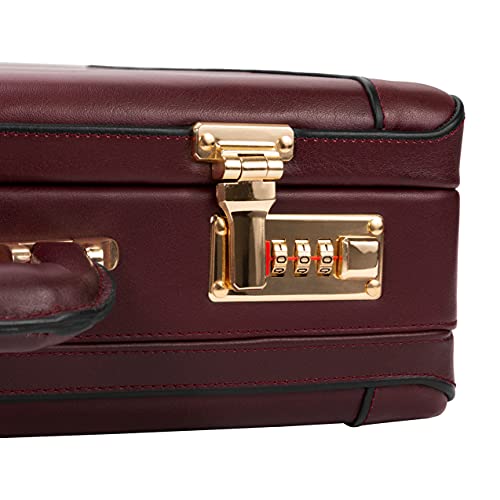 McKlein HARPER, Leather 4.5" Expandable Laptop/Computer & Tablet Business Briefcase Attaché Bag, Men Women Laptop Briefcase, Laptop Compartment bag, Tablet Pocket bag, Business Bags, Travel Cases