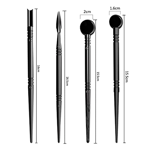 NRFJFOP 18Pcs Clay Tool Sculpture Modeling Tools Ball Stylus Dotting for Pottery Rock Painting Mandala Art Carving