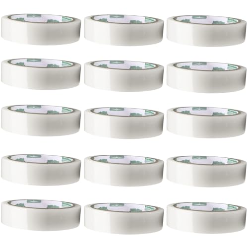 BookGuard 1 Inch Clear Book Repair Tape 15 Yard Roll, Case of 15