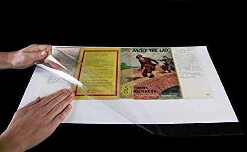 60 Yards of 10" Brodart Fold-On ARCHIVAL Book Jacket Covers - Center-Loading, Clear Mylar, Adjustable