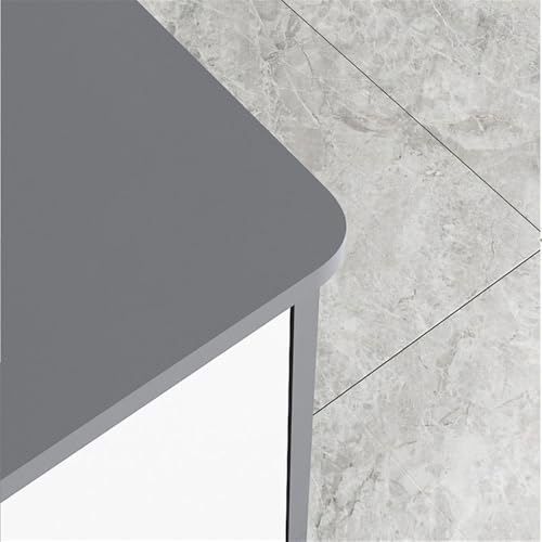 XJOYSL7921 File Cabinets ﻿ Printer Cabinet Rounded Corner Mobile Base Storage Office Small File Information Vertical File Cabinets(Gris)