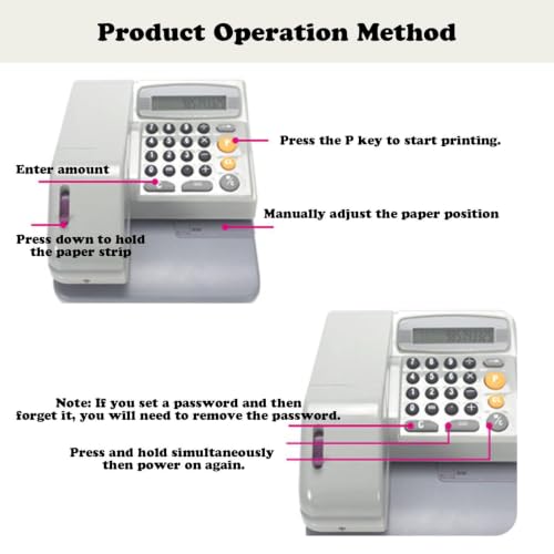 Check Writer Machine Check Printer, Multi‑Currency Cheque Writing Machine