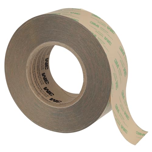 3M Adhesive Transfer Tape 468MP, Clear, 2 in x 60 yd, 5 mil, 1 Roll
