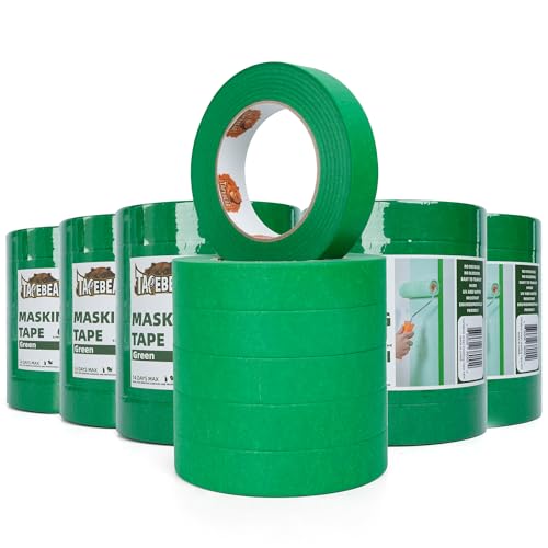 TAPEBEAR Green Painters Tape Masking Tape 0.94" x 60Yard x 36Rolls