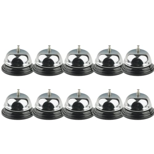 10PCS Kitchen Hotel Counter Reception Bell