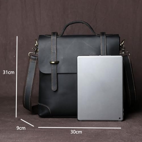 STBTOO Casual Daypacks Handbags Briefcases Men's Genuine Leather Shoulder Bags Messenger Bags Laptop Bags Luggage Bags(2)
