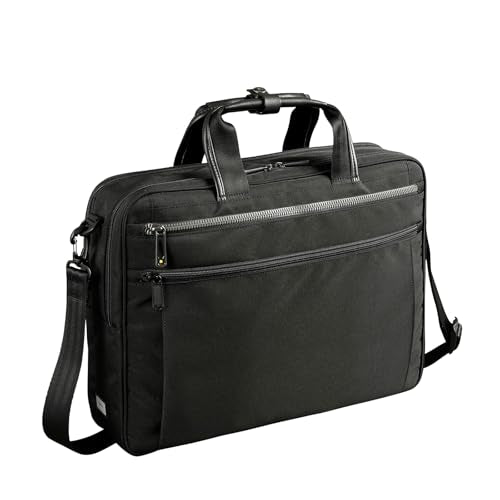 Ace Jean 55162 Men's Business Bag, 15-inch PC Storage, B4-Compatible, Reflector, Setup, Retentry, Black