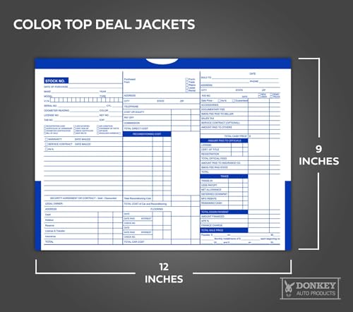 Printed Color Top Detailed Deal Jackets - Blue (100 Pack)