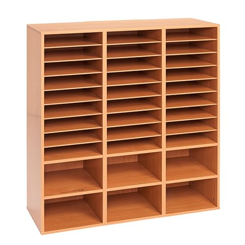 Really Good Stuff 27-Slot Mail Center with 6 Built-in Cubbies