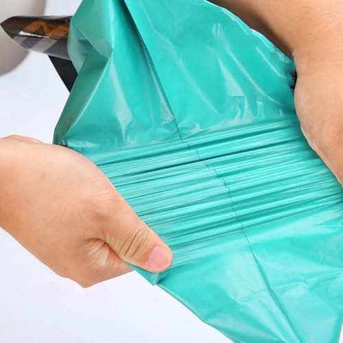 YINUK 50pcs Mailing Bag Plastic Express Green Bag for Express Packing Bag Thickened Garment Waterproof Mailing Bag Envelope Bag(50x70cm)