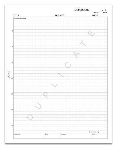 BookFactory Carbonless Biology Lab Notebook, 100 Sets, Wire-O