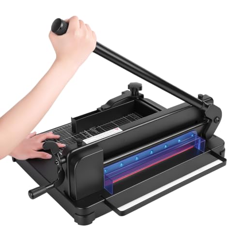 12 Inch Heavy Duty Guillotine Paper Cutter 400 Sheet Trimmer