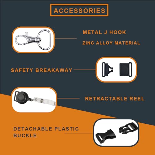 CTZD 100 Pack Custom Lanyards Customize Neck Strap Customized Boby Straps with Logo Text Image for Company School