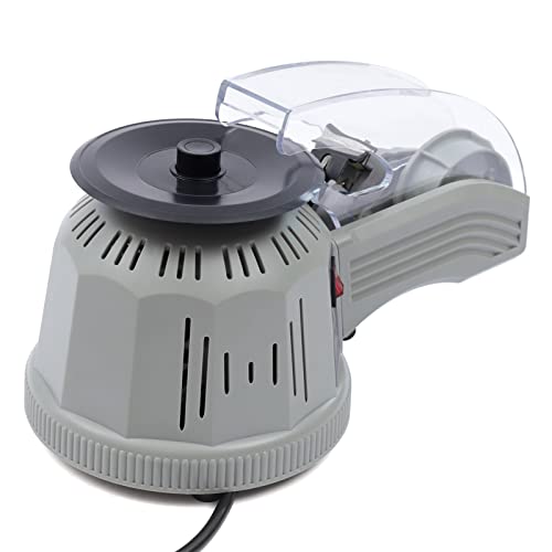 Automatic Carousel Tape Dispenser, 25w 110v Disc Tape Cutting Machine High-Efficiency Tape Cutting Machine Electric Tape Dispenser Packing Machine w/Safety Cover for Utting Scotch Tape