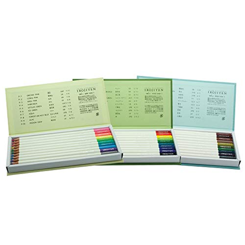 Tombow 51525 Irojiten Colored Pencil Dictionary Set, Rainforest, Set of 30. Beautifully Crafted Wax-Based Colored Pencils with Enamel Finish