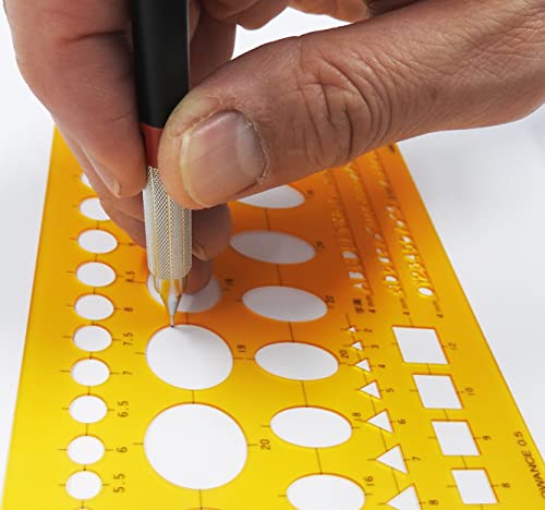 Uchida template No.81 card size ruler 1-843-0081
