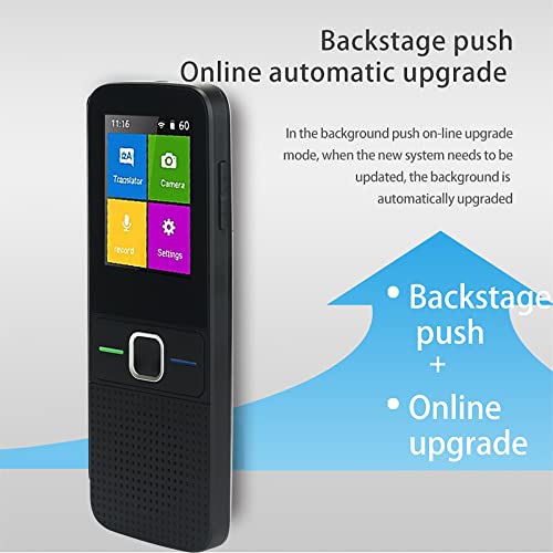 Language Translator Device, Portable Instant Translator Device Supports WiFi/Bluetooth/Offline Two-Way Real-Time Online 137 Languages Smart Language Translator for Travel Business Learning 25 Upgraded