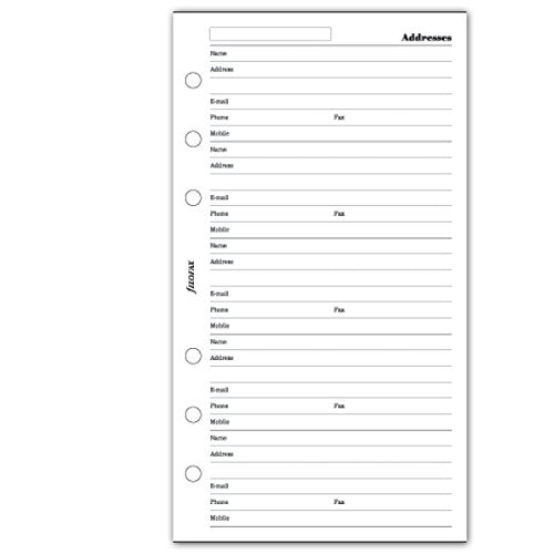 Filofax 133055 Personal Contacts Address Book