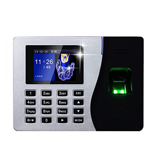 Time Attendance Machine Office Electronics Linux System TCP/IP USB Biometric Fingerprint Time Clock Office Attendance System Recorder Timing Employee Machine Reader (Color : K14 Size : US) (K14 ID)