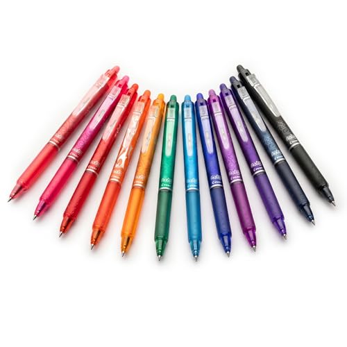 Pilot Pack of 12 Frixion Clicker Rollerball Pens 12 Refills 6 Free Blue