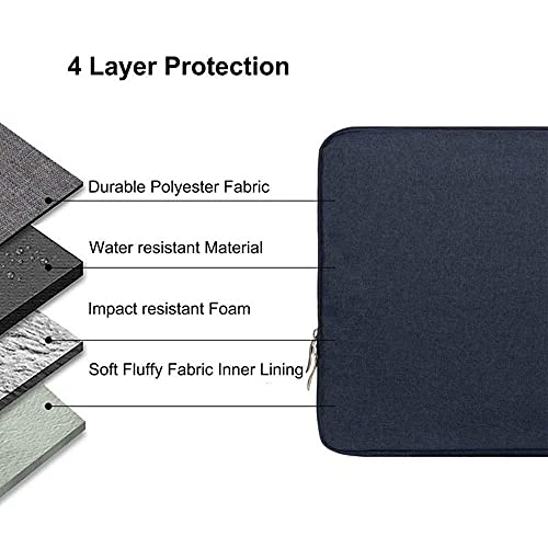 Briefcases Laptop Bags and Cases,Laptop Sleeve for Case Laptops Bag Cover 11.6 15.6 Computer Bag for Notebook Case (Grey 15.6)