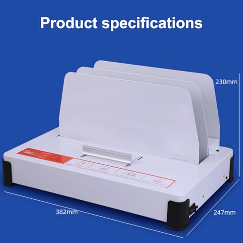 FIUZA A4 Thermal Binding Machine, 100W Book Binder Machine, Intelligent Temperature Control, 500 Pages Capacity, for Binding Office Reports, Contracts, Project documents, portfolios