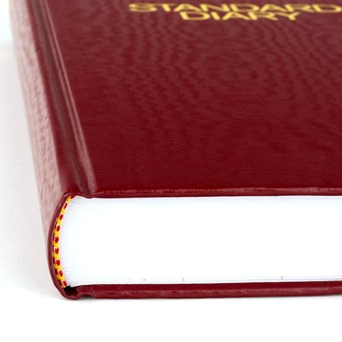 AT-A-GLANCE 2027 Daily Planner, Standard Diary, 7.75" x 12" Journal, Hardcover, Red (SD3761327)