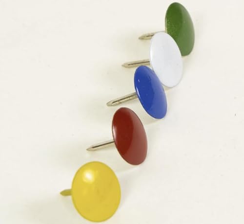 24 Pack, Assorted Color Thumb Tack (150/Pack)