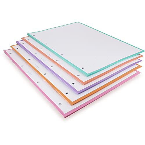 Grafoplás 88101853. 4 Die-Cut Ring Binder with Refill, A4, Light Pink, Semi-Rigid Polypropylene, Includes Dividers, Carpebook Like